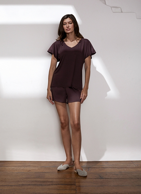 Пижама с шортами женская фото