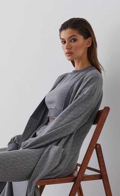 Жакет женский серый (30478-2) фото