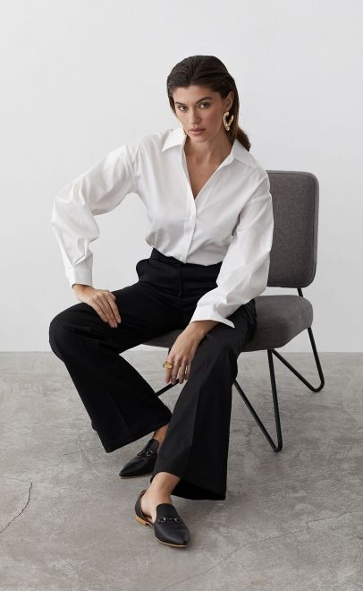 Брюки женские чёрный (13015) фото