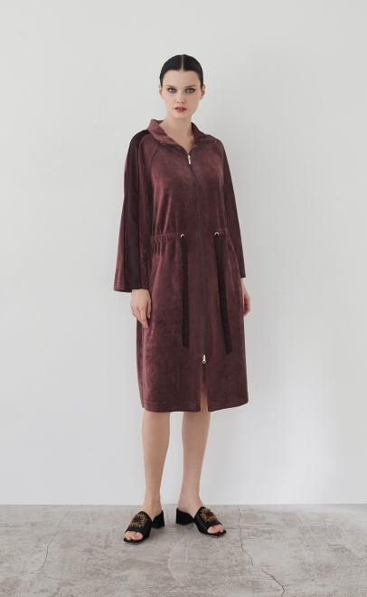 Халат домашний женский какао (20459) фото