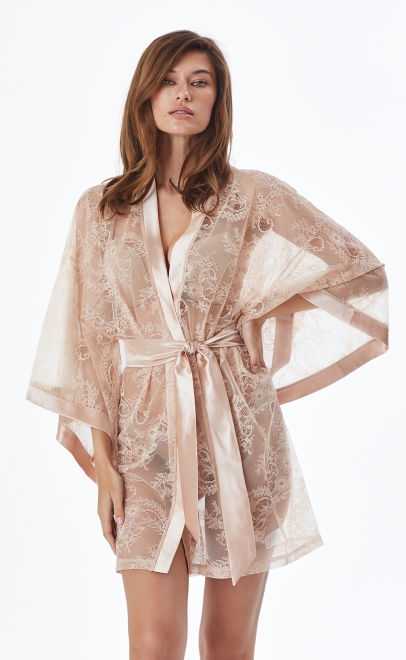 Кружевное кимоно  (54084-16) фото