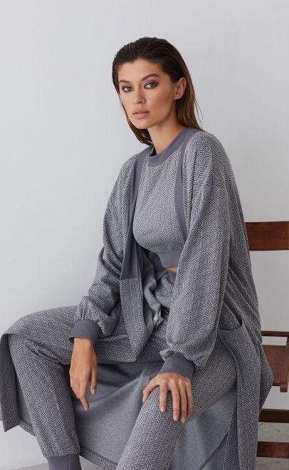 Жакет женский серый (30478-2) фото