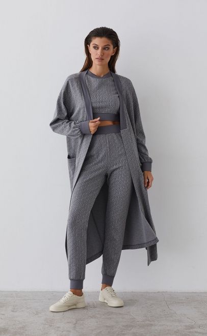 Жакет женский серый (30478-2) фото