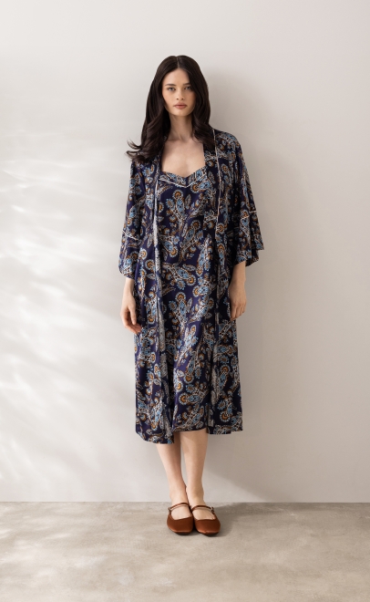 Ночная сорочка женская синий (62144) фото