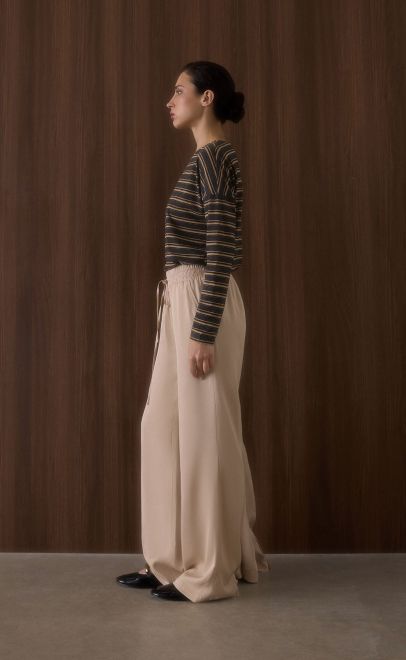 Брюки женские бежевый (62124-2) фото