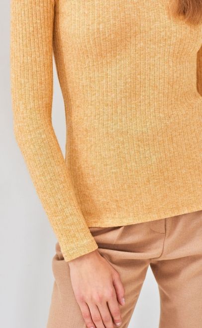 Водолазка женская бледно-золотой (51990-1) фото