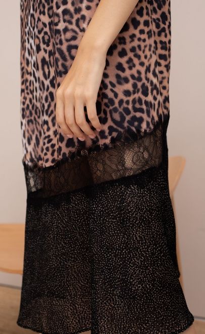 Платье летнее женское леопард (61693-1) фото