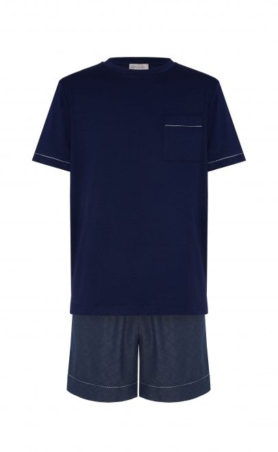 Пижама мужская с шортами  (51987+55369) фото