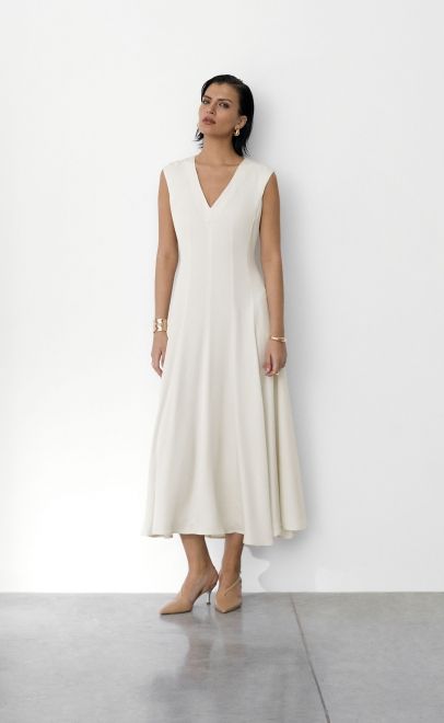 Платье женское белый (61874-1) фото