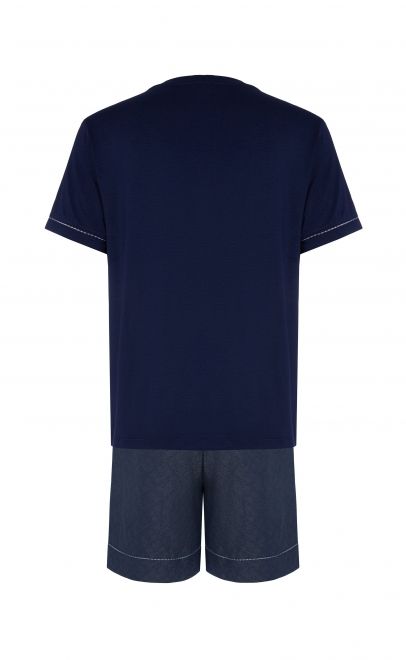 Пижама мужская с шортами  (51987+55369) фото