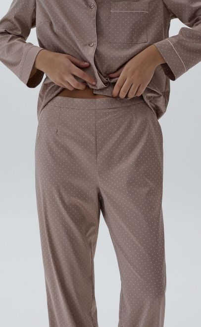 Пижама с брюками женская розовый (60593) фото