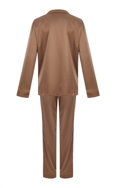 Пижама с брюками бежевый (60544-3+60545-3) фото